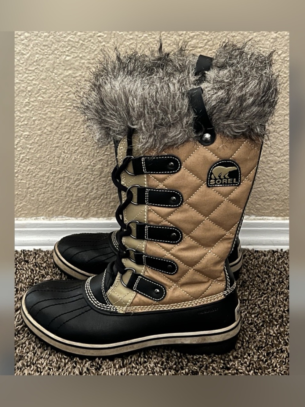 Sorel Tafino Cate Women’s Waterproof Calf Winter Boots Size-8.5